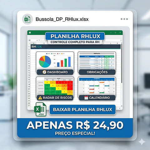 BUSSOLA DO DP CHECK LIST AVANCADO DO