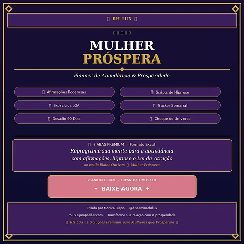 PLANNER MULHER PROSPERA 