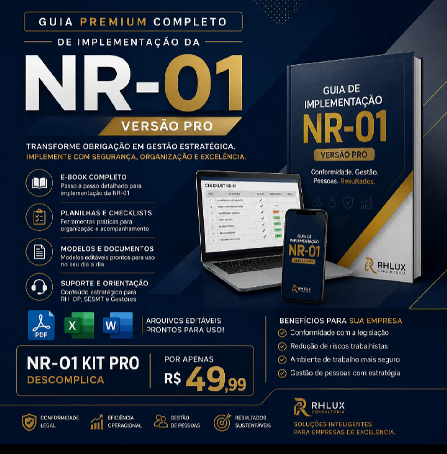 Guia Premium Completo de Implementação da NR-01 Versão PRO 1