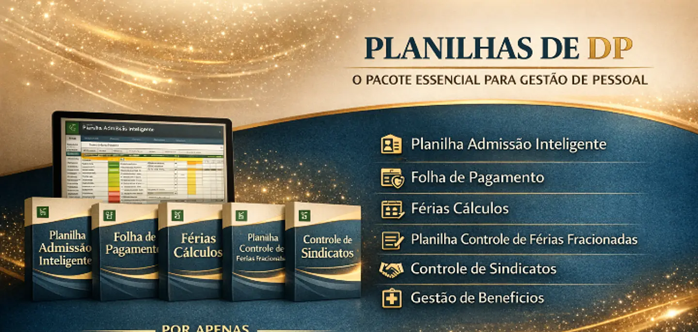 DPLUX OPERACAO BLINDADA SISTEMAS DP EM XLS PLANILHAS PARA O SETOR DEPARTAMENTO PESSOAL COMPLETA 1