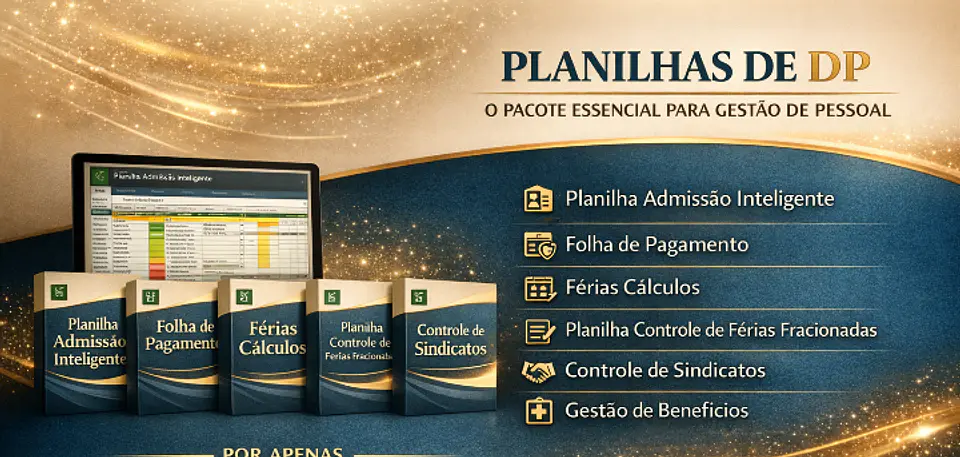 DPLUX OPERACAO BLINDADA SISTEMAS DP EM XLS PLANILHAS PARA O SETOR DEPARTAMENTO PESSOAL COMPLETA 1