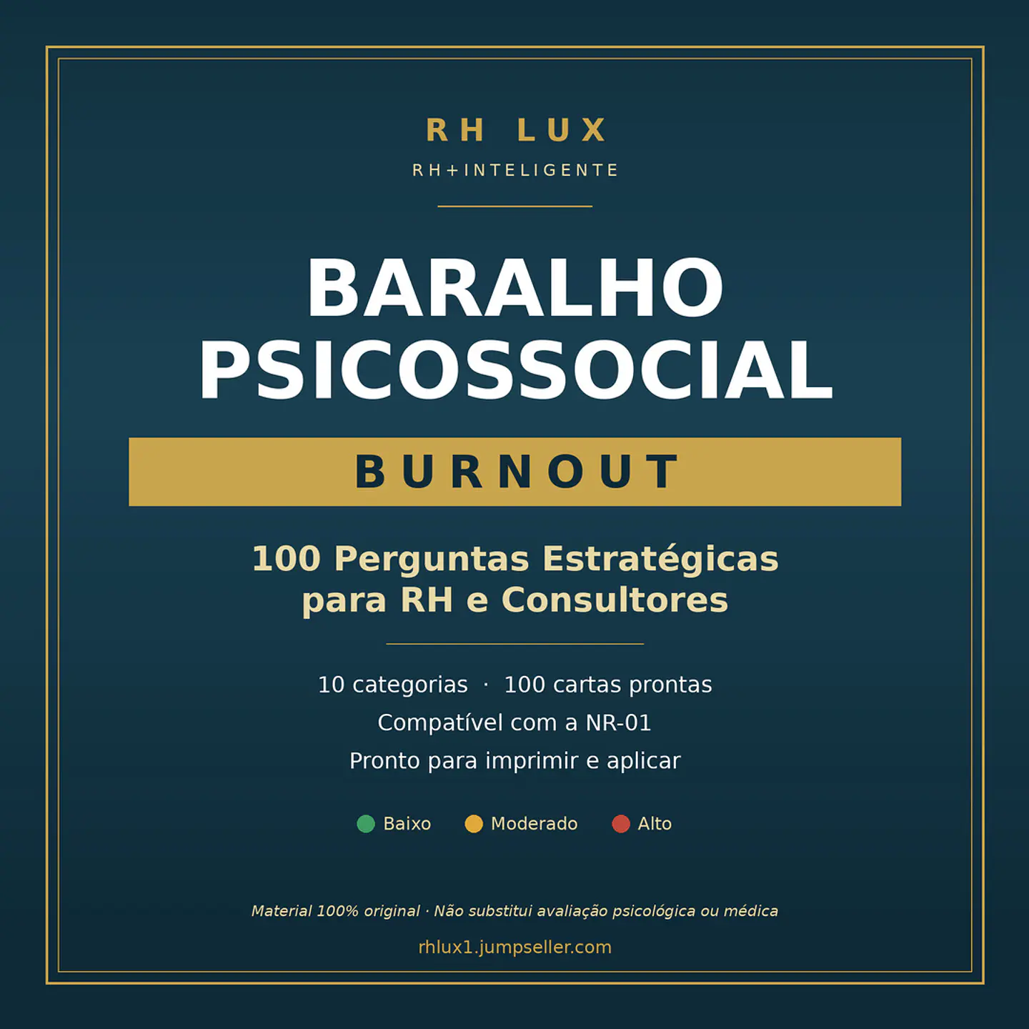 BARALHO PSICOSSOCIAL – BURNOUT PDF DIGITAL  MODELO AZUL MARINHO  1
