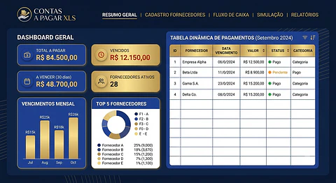 CALCULADORA E CONTROLE DE CONTAS A PAGAR 