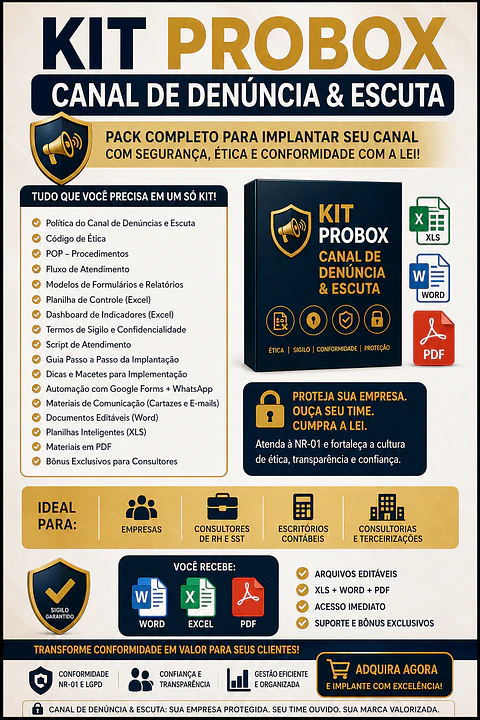 KIT PROBOX – CANAL DE DENÚNCIA & ESCUTA
