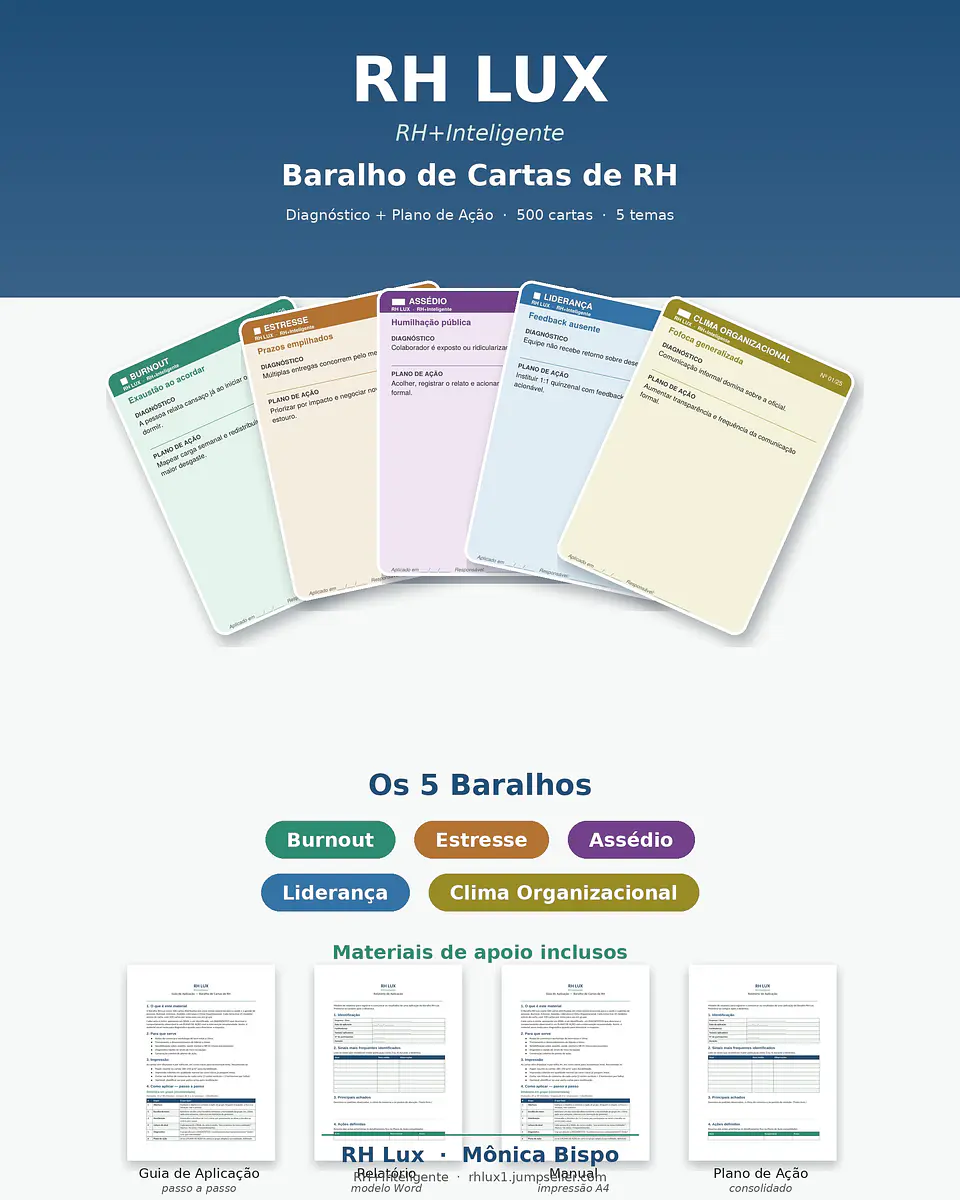 Baralho de Cartas de Recursos Humanos  1
