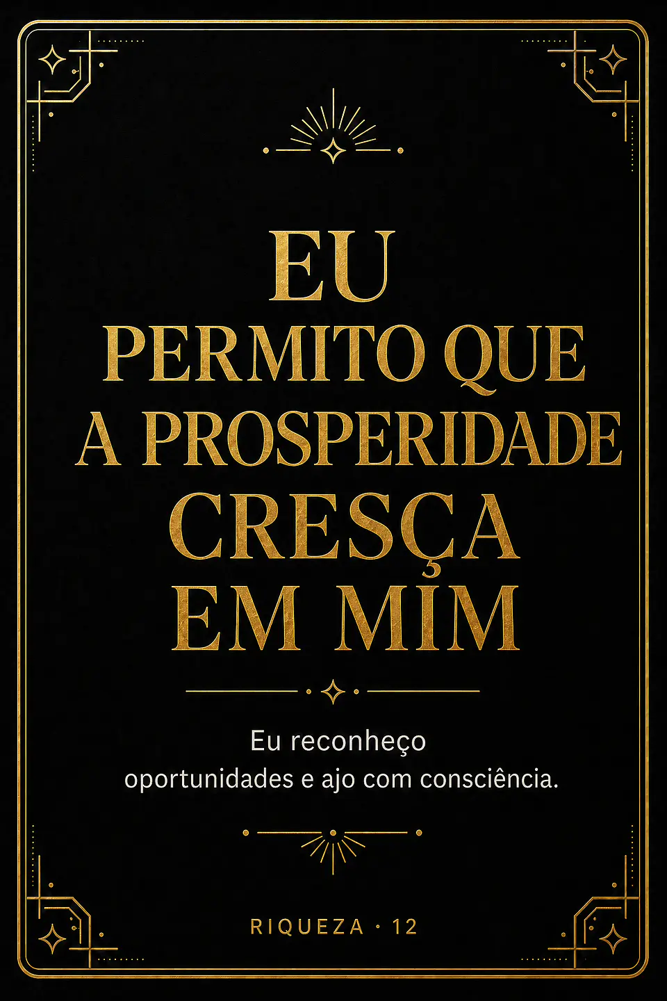 Baralho de Afirmações — Poder, Prosperidade e Presença 1