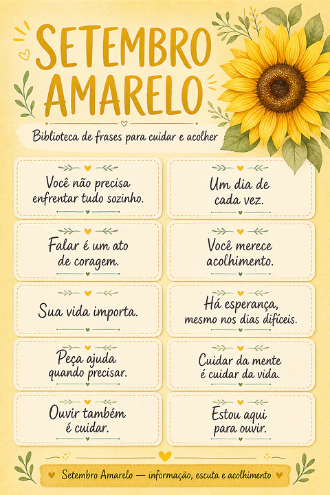 ENDOMARKETNG & rh - SETEMBRO AMARELO 