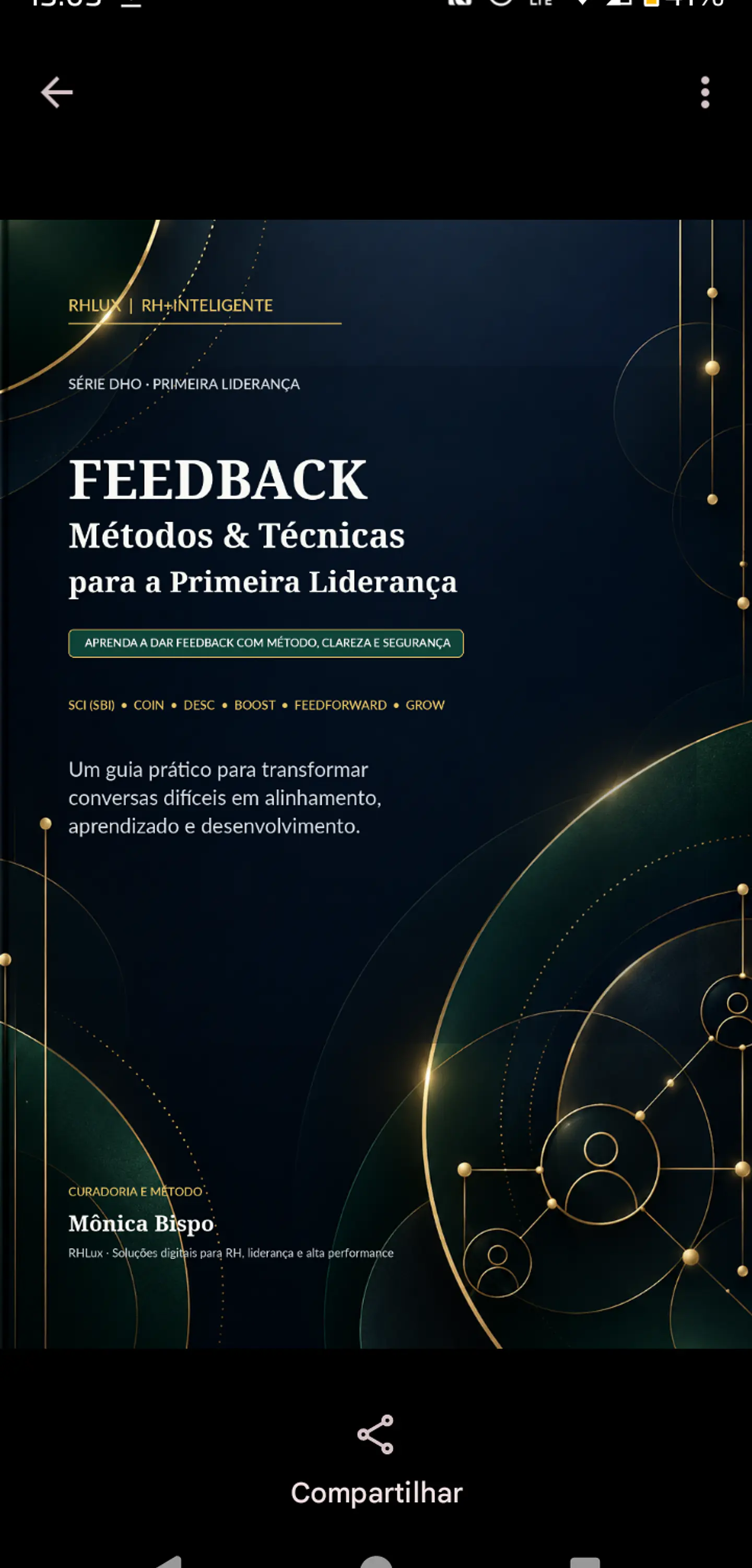 Primeira Liderança Técnicas de Feedback 1
