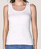 Camiseta Cotton Rib Sin Mangas - Miniatura 1