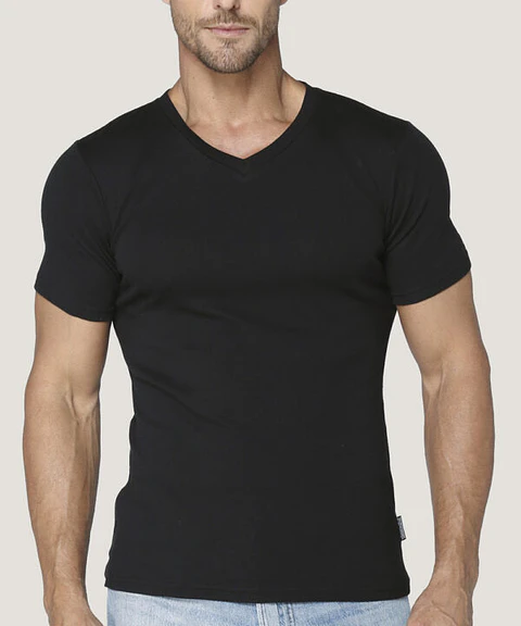 Camiseta Cotton Cuello en V