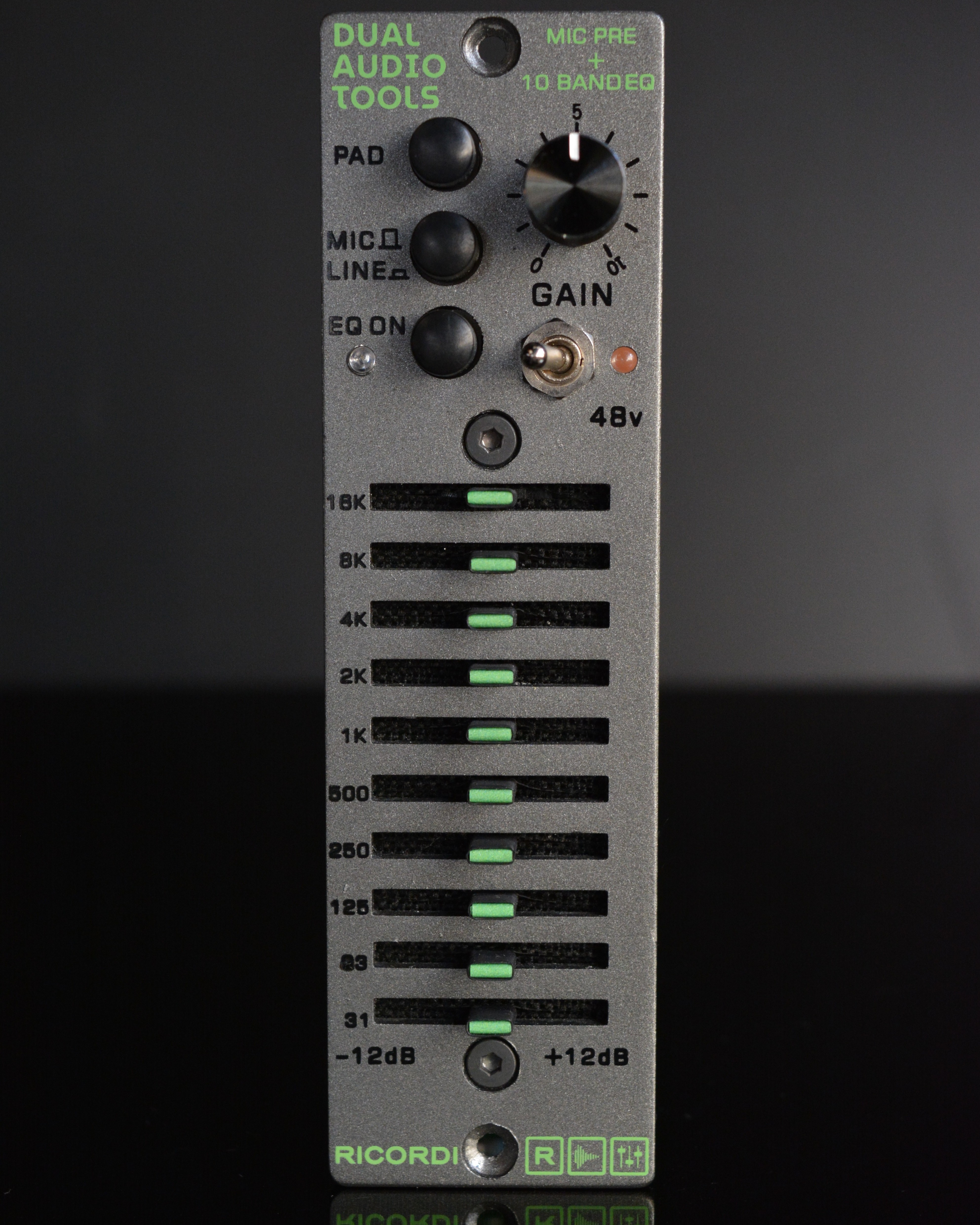 Mic pre + 10 band eq- RESERVA 1