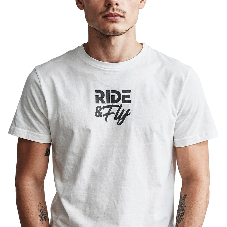 Polera Oficial Raf - Blanco 3