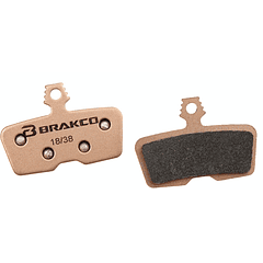 PASTILLA DE FRENO BRAKCO BP-53S & SP53 SINTERED SRAM CODE