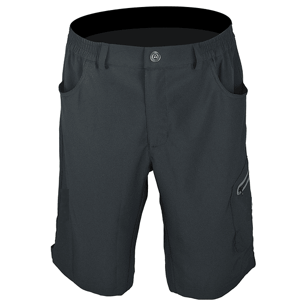 SHORT RIDEON! MTB CON LOGO REFLECTIVO BLACK 1