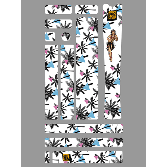 PROLINE BIKE GUARD ALOHA (TRANSPARENTE)