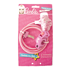 CANDADO BARBIE 8 X 100 MM CON LLAVE Y SOPORTE