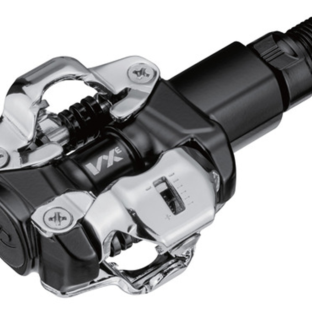 PEDAL VP VXE AXLE-CROMO BLACK VX-1001 1