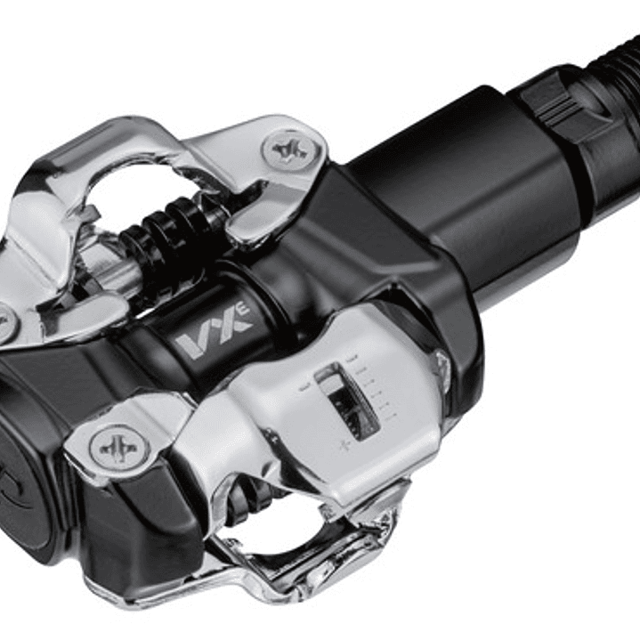 PEDAL VP VXE AXLE-CROMO BLACK VX-1001 1