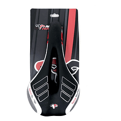 ASIENTO MTB RADICAL MOUNTAIN NEGRO - ROJO PROSTATICO A2324