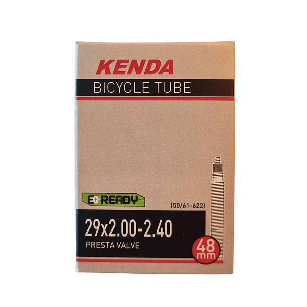 CAMARA KENDA 2.0-2.4 VALVULA F/V (PRESTA) DE 48MM 2