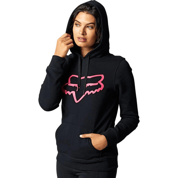 POLERON MUJER FOX LIFESTYLE BOUNDARY NEGRO 3