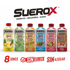 SUEROX BEBIDA ISOTONICA SABORES 630 ML