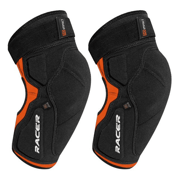 RODILLERAS RACER PROFILE KNEE D3O ORANGE 1