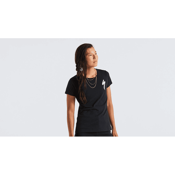 POLERA SPECIALIZED MUJER S-LOGO SHORT SLEEVE   2