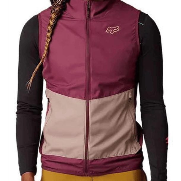 CHAQUETA MUJER FOX CORTAVIENTOS SIN MANGAS WIND 3