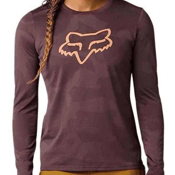 JERSEY FOX MUJER RANGER MANGA LARGA TRU DRI  1