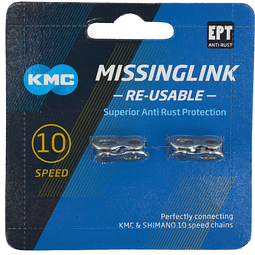 CONECTOR DE CADENA KMC 10 SPEED 2 PARES