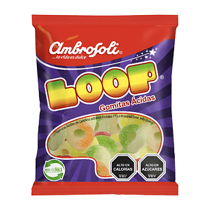 GOMITAS ACIDAS LOOP 25 GR 2X1