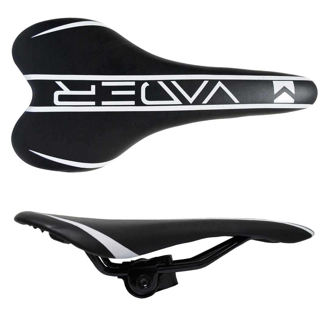 ASIENTO SILLIN VADER ADULTO NEGRO / LOGO BLANCO CON CARRO VD1163-03 1