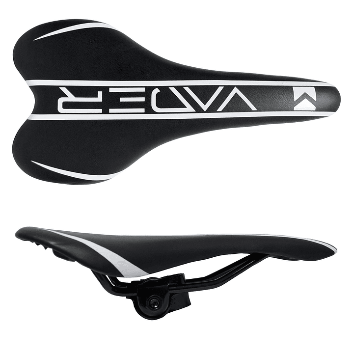 ASIENTO SILLIN VADER ADULTO NEGRO / LOGO BLANCO CON CARRO VD1163-03 1