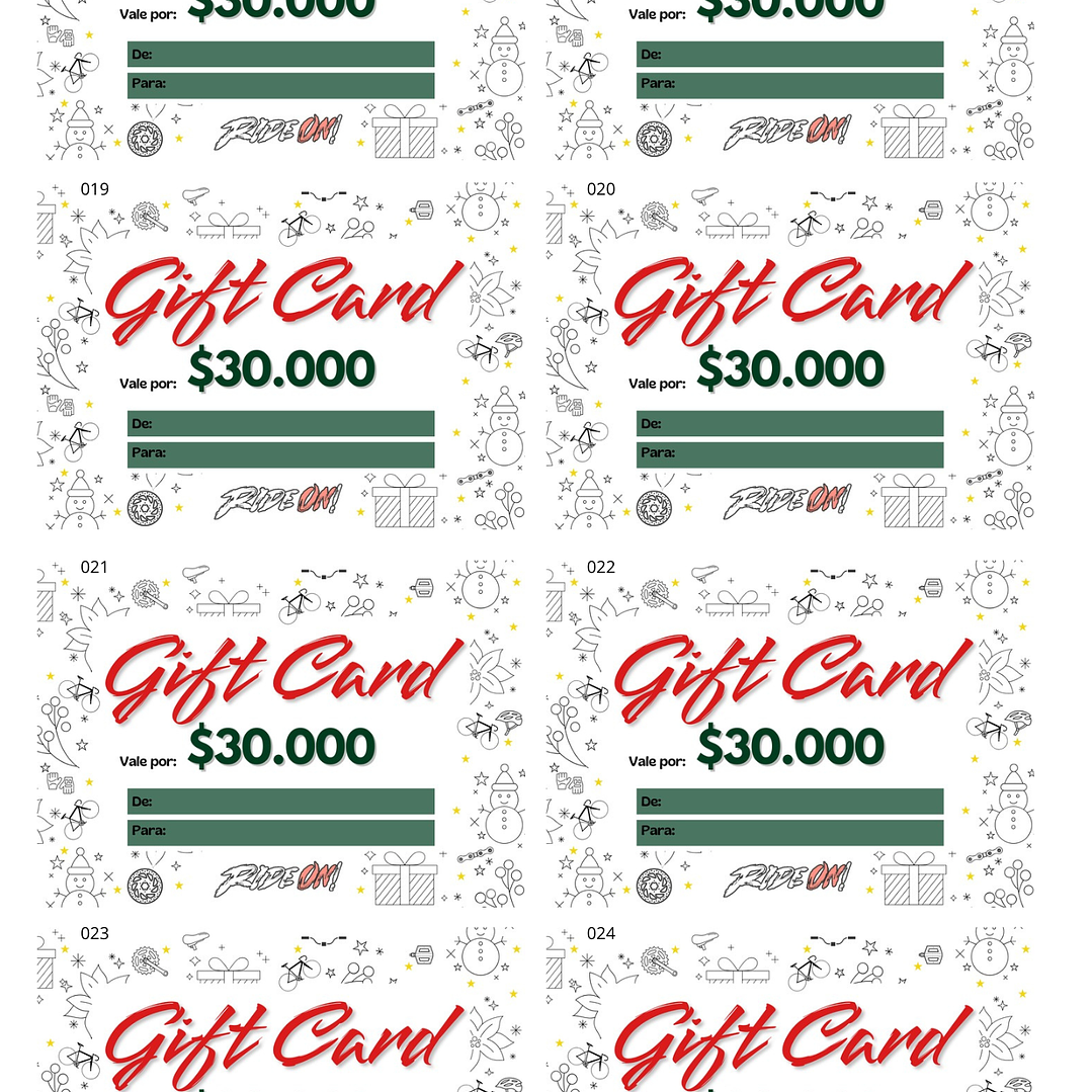 GIFT CARD NAVIDAD 3