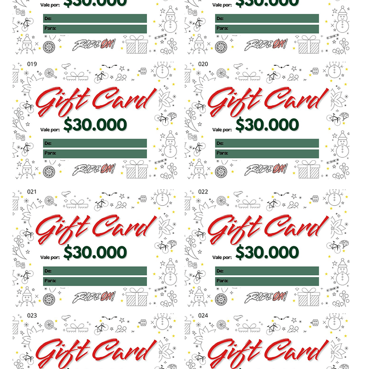 GIFT CARD NAVIDAD 3