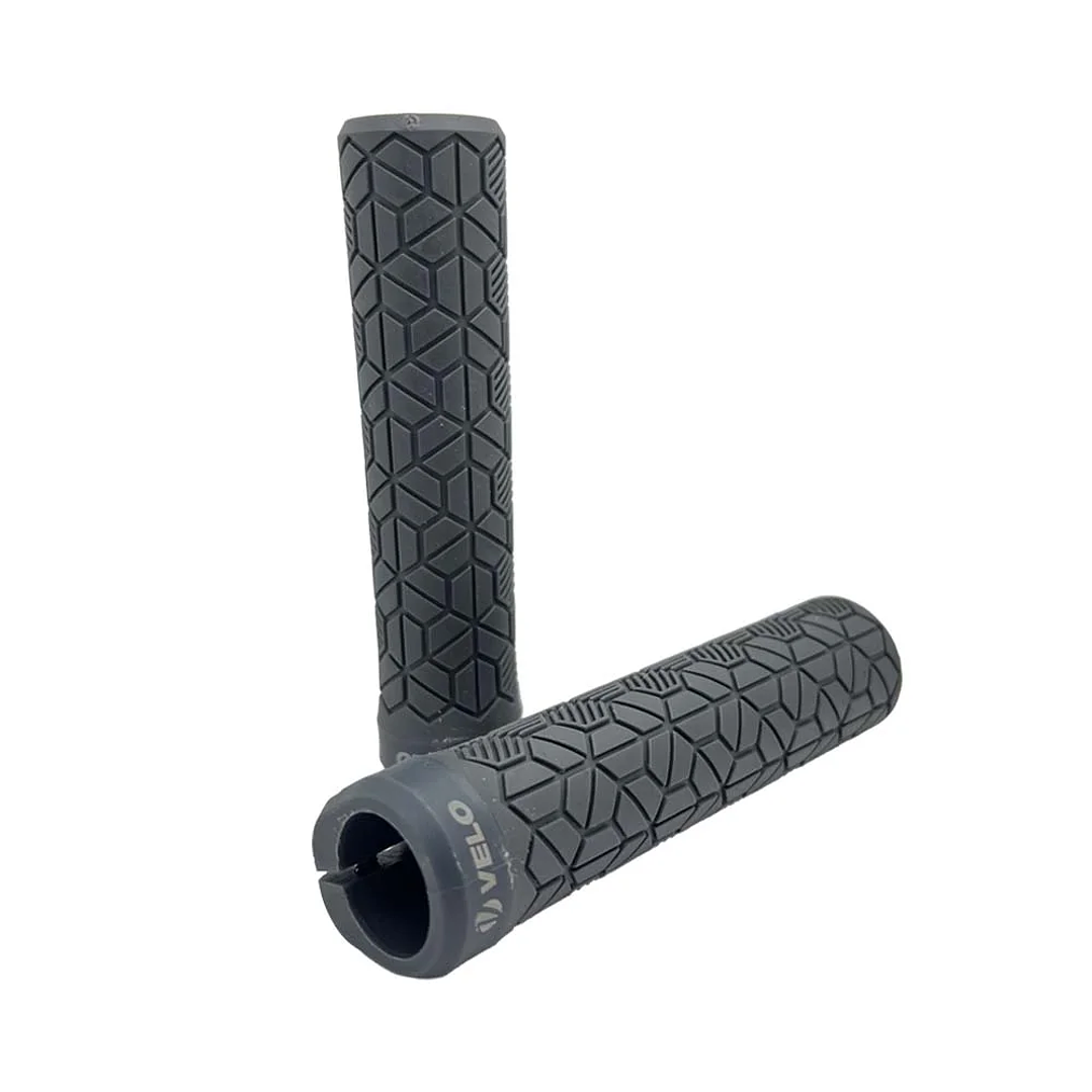 Puño VELO MTB Gris Lock Resina 3