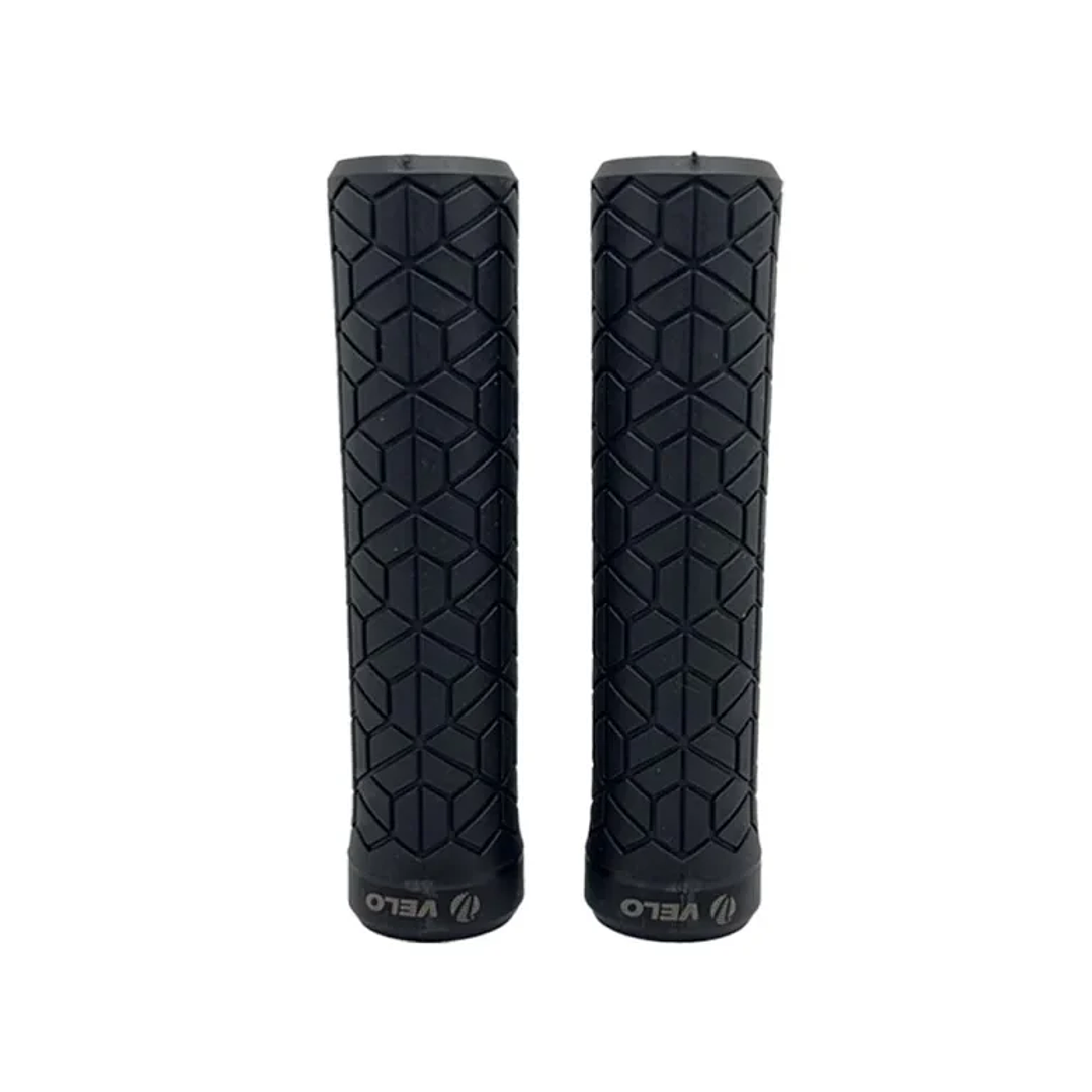 Puño VELO MTB Negro Lock Aluminio 134mm 1