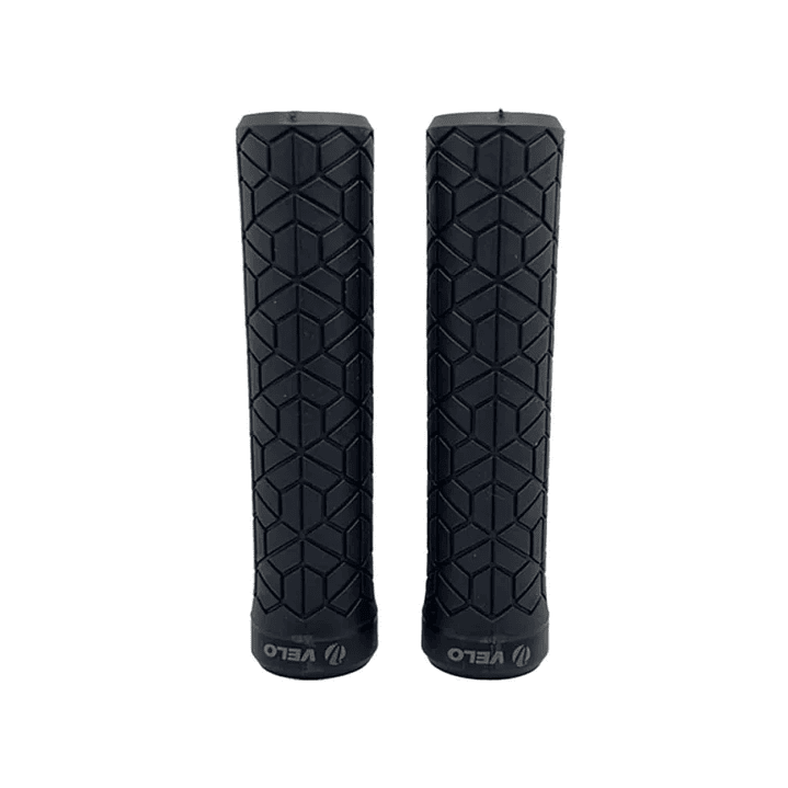 Puño VELO MTB Negro Lock Aluminio 134mm 1