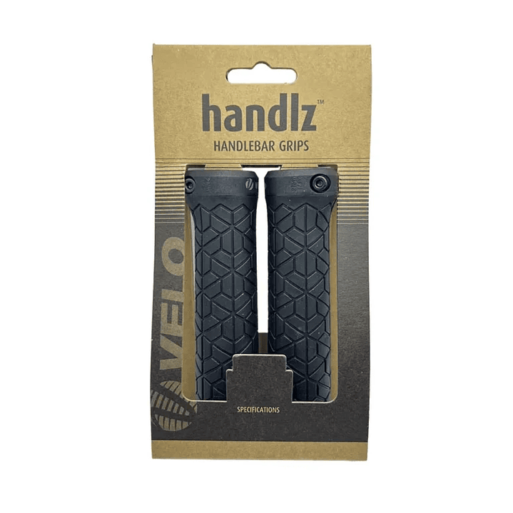 Puño VELO MTB Negro Lock Aluminio 134mm 3