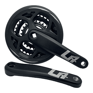 Volante MTB Aluminio 24/32/42T 170mm 8 Vel Shimano System