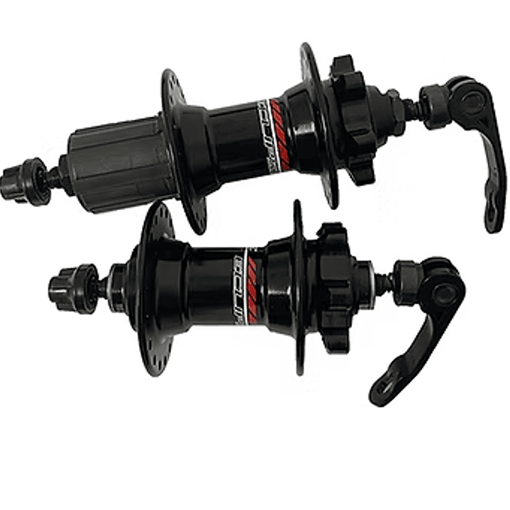 Maza DELANTERA dico eclipse 36H sellada 9mm QR 135mm 8/9/10V 1