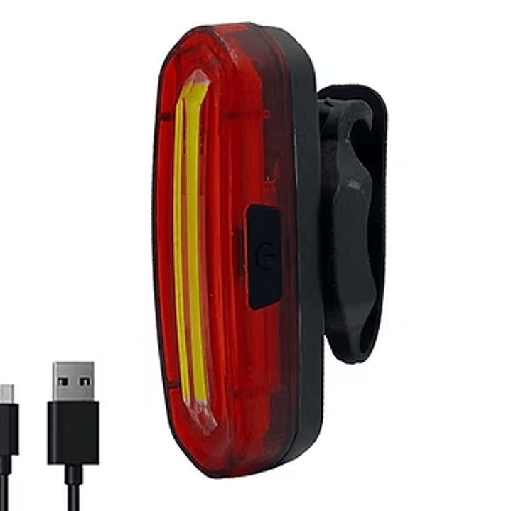 Luz Led Roja/Blanca 120 LUM Recargable USB Waterpolo 1