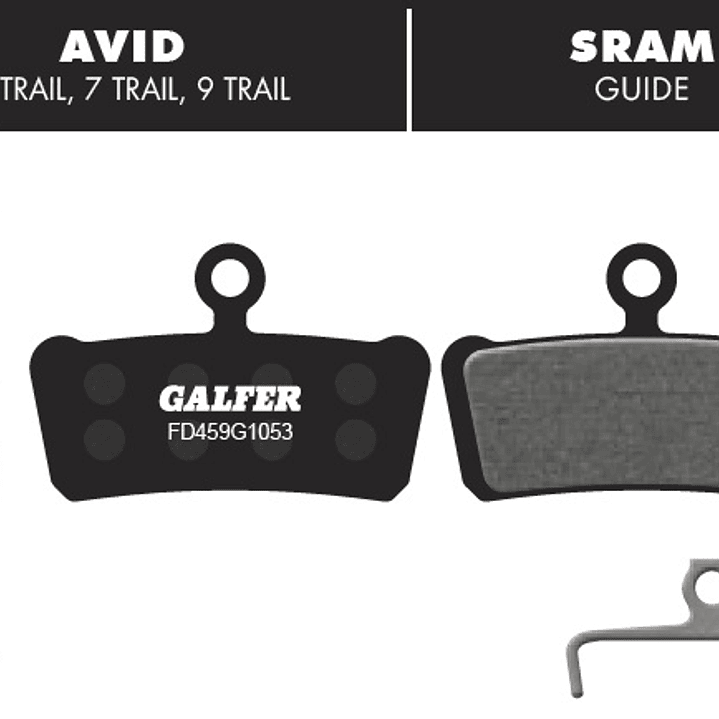Galfer Pastillas Sram Guide R, RS, RSC, Ultimate, G2 1