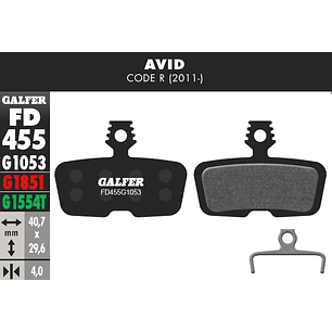 Galfer Pastillas Sram Code R, RSC, Guide RE, DB8, G2 RE