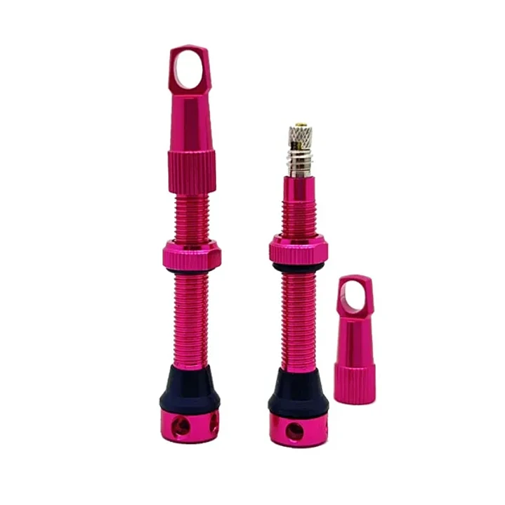Válvula Tubular Presta Inserto 44mm Fucsia 2