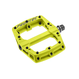 Pedal PEDOTEC Thunder 180 Termoplástico Lime Yellow. Taiwán
