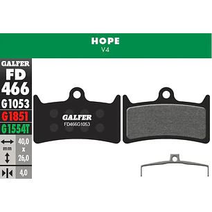Galfer Pastillas Hope V4