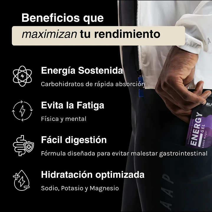 GEL ENERGETICO BLITZ CON Y SIN CAFEINA 3