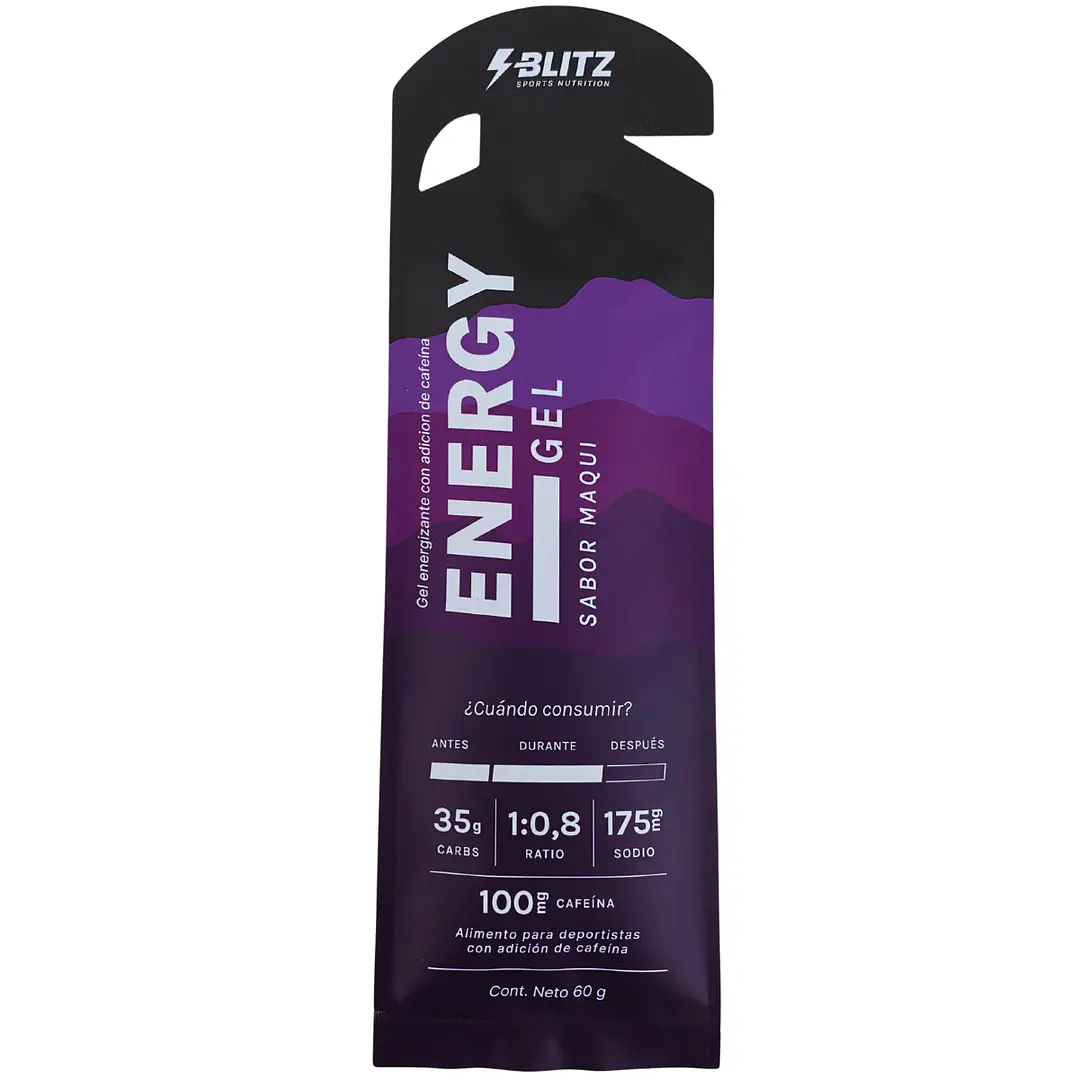 GEL ENERGETICO BLITZ CON Y SIN CAFEINA 1